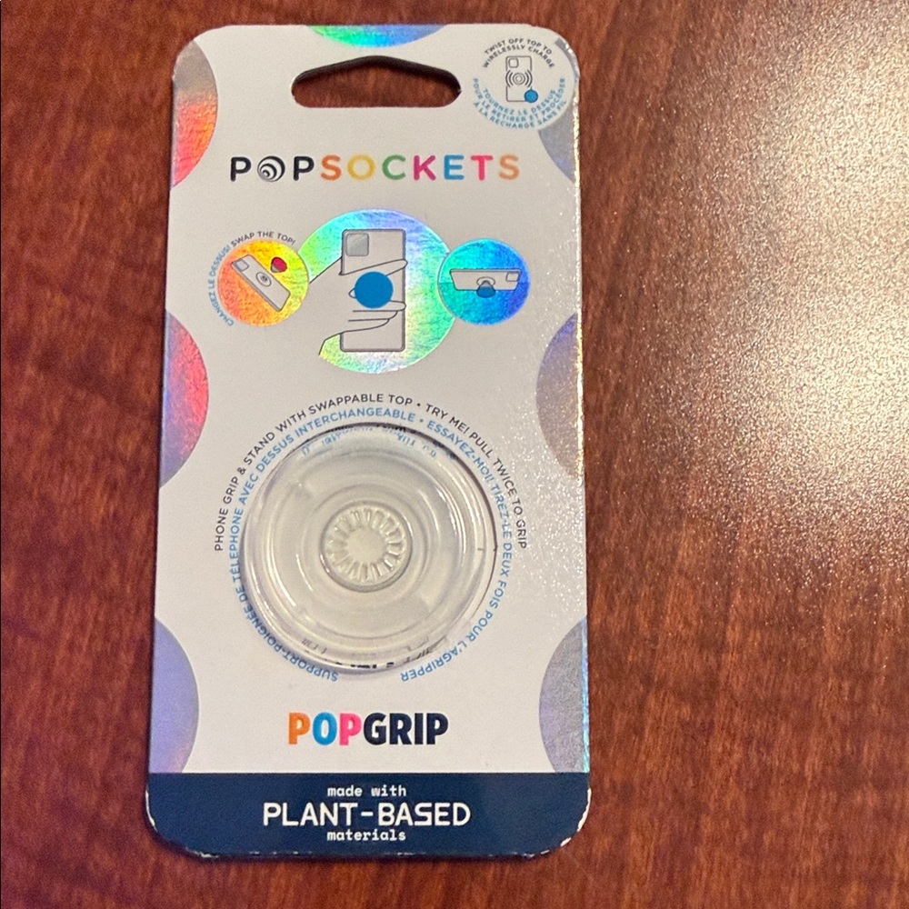 PopSockets Clear Phone Grip